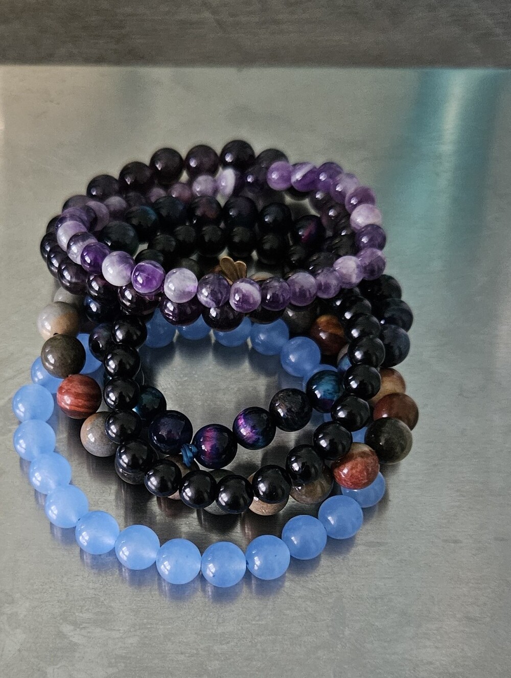 Stone Bead Bracelets